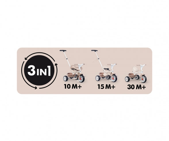Be Move Comfort Tricycle Beige