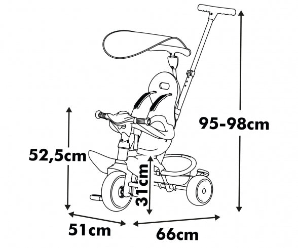 Smoby Life Baby Balade Tricycle