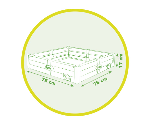Smoby Life Square Garden Sandpit